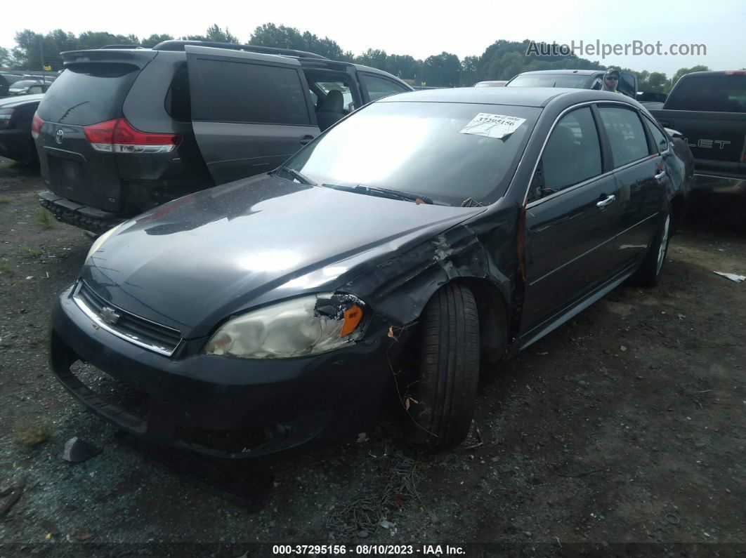 2009 Chevrolet Impala Ltz Blue vin: 2G1WU57M691322415