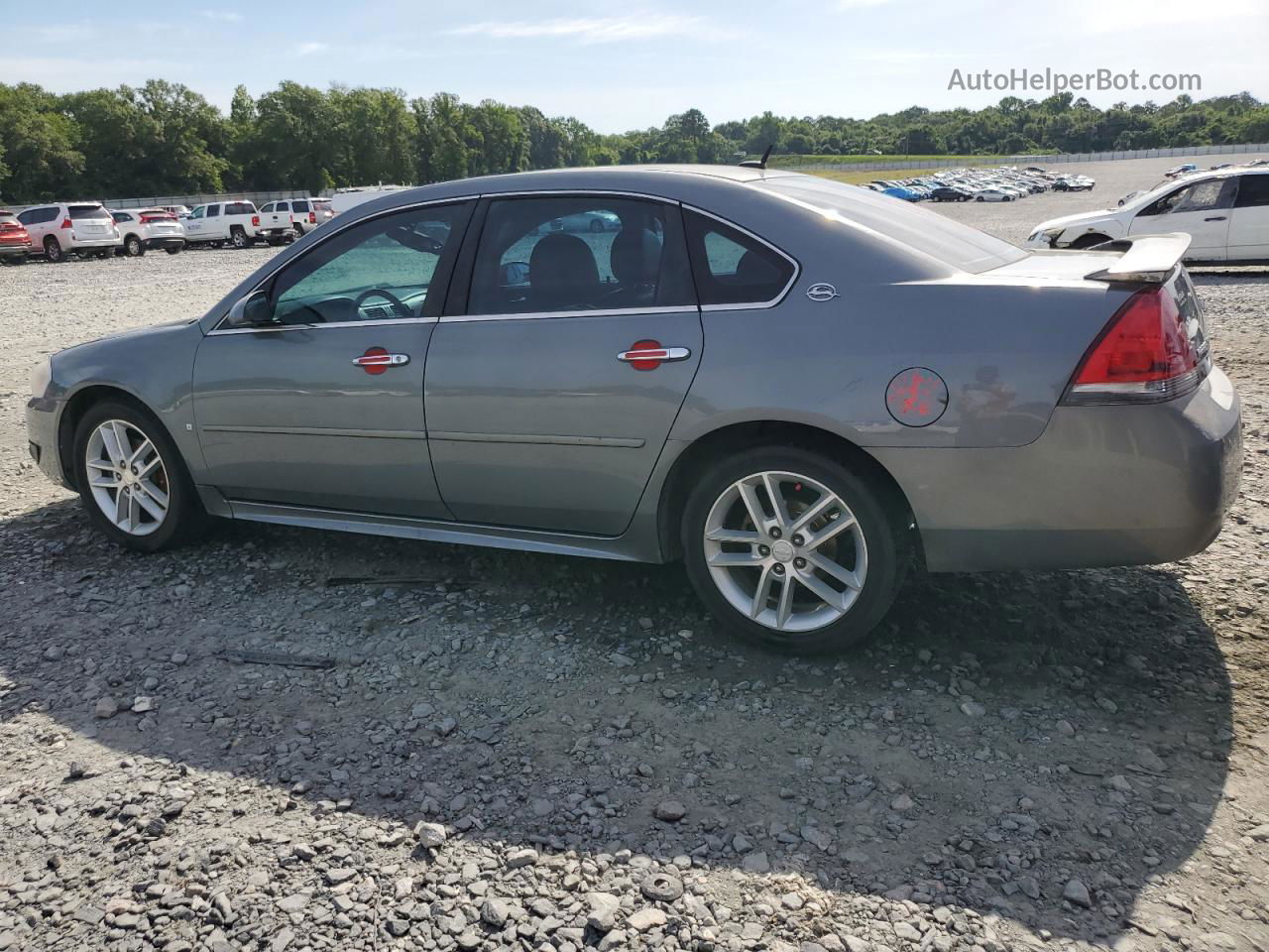 2009 Chevrolet Impala Ltz Gray vin: 2G1WU57M791144515