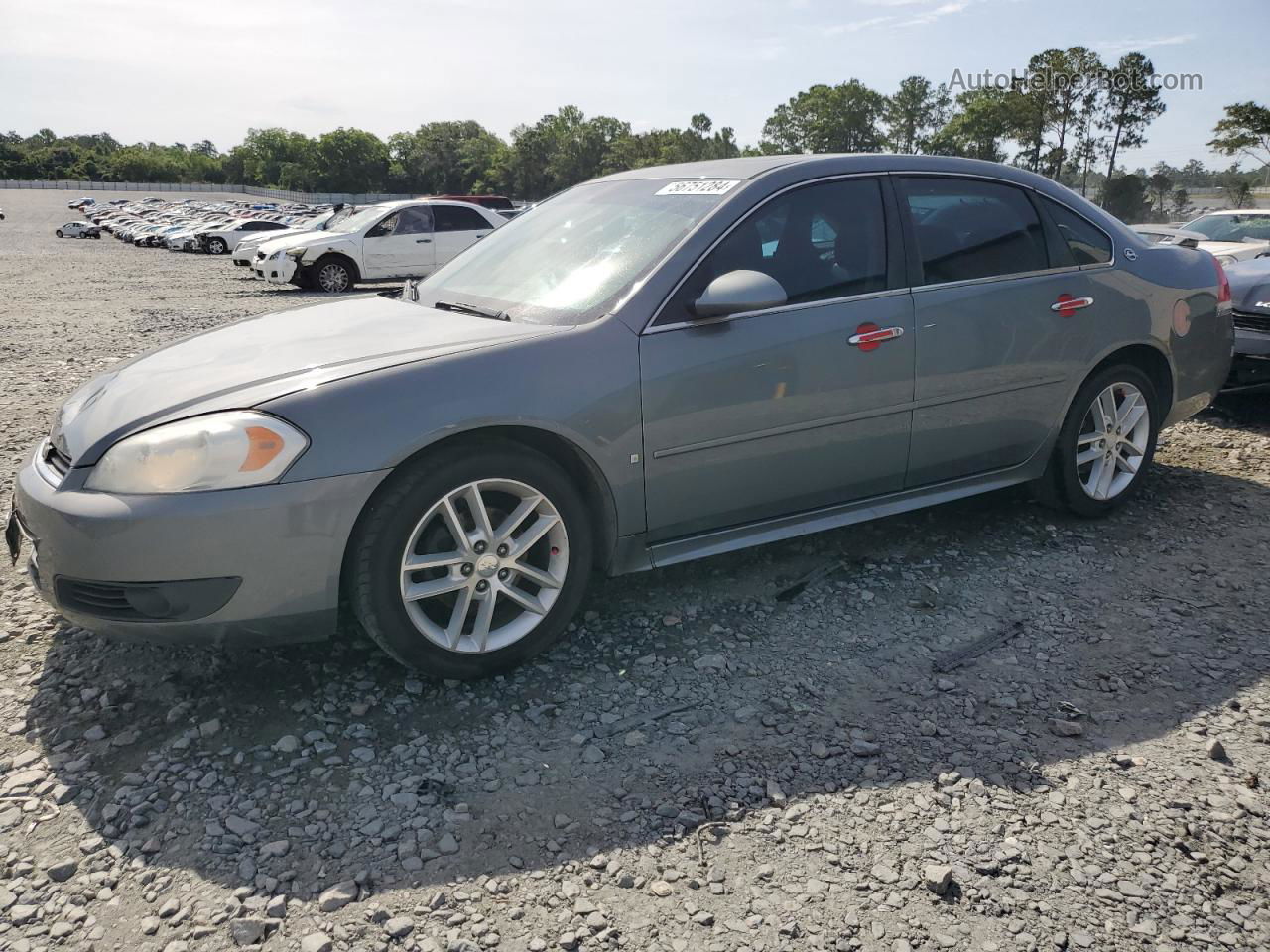 2009 Chevrolet Impala Ltz Gray vin: 2G1WU57M791144515