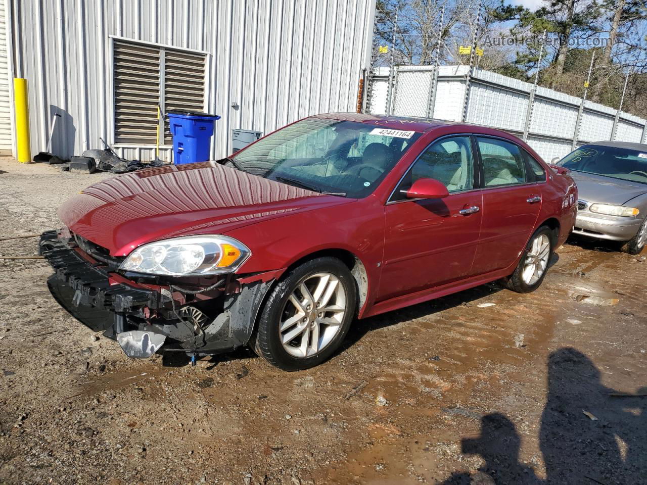 2009 Chevrolet Impala Ltz Red vin: 2G1WU57M791202820