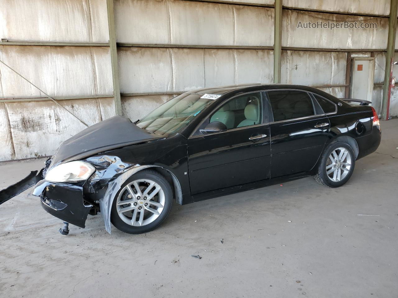 2009 Chevrolet Impala Ltz Black vin: 2G1WU57M791258918