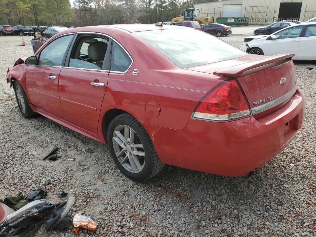 2009 Chevrolet Impala Ltz Red vin: 2G1WU57M791300195