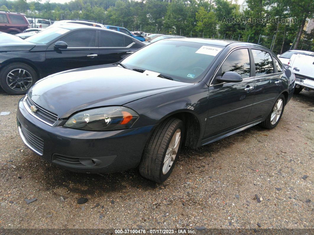 2009 Chevrolet Impala Ltz Gray vin: 2G1WU57M891144460