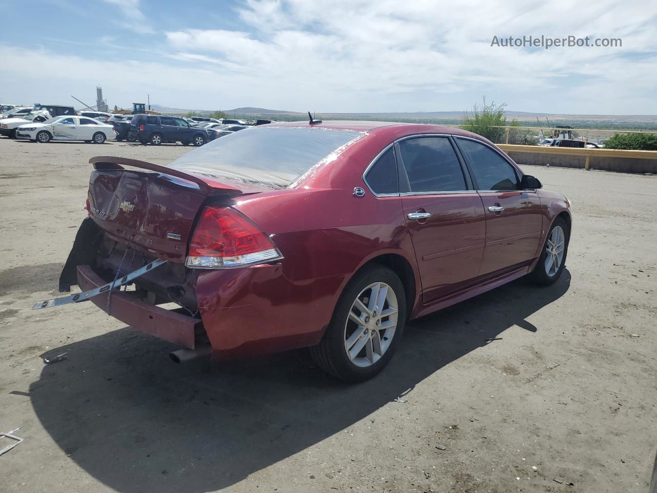 2009 Chevrolet Impala Ltz Maroon vin: 2G1WU57M891159167