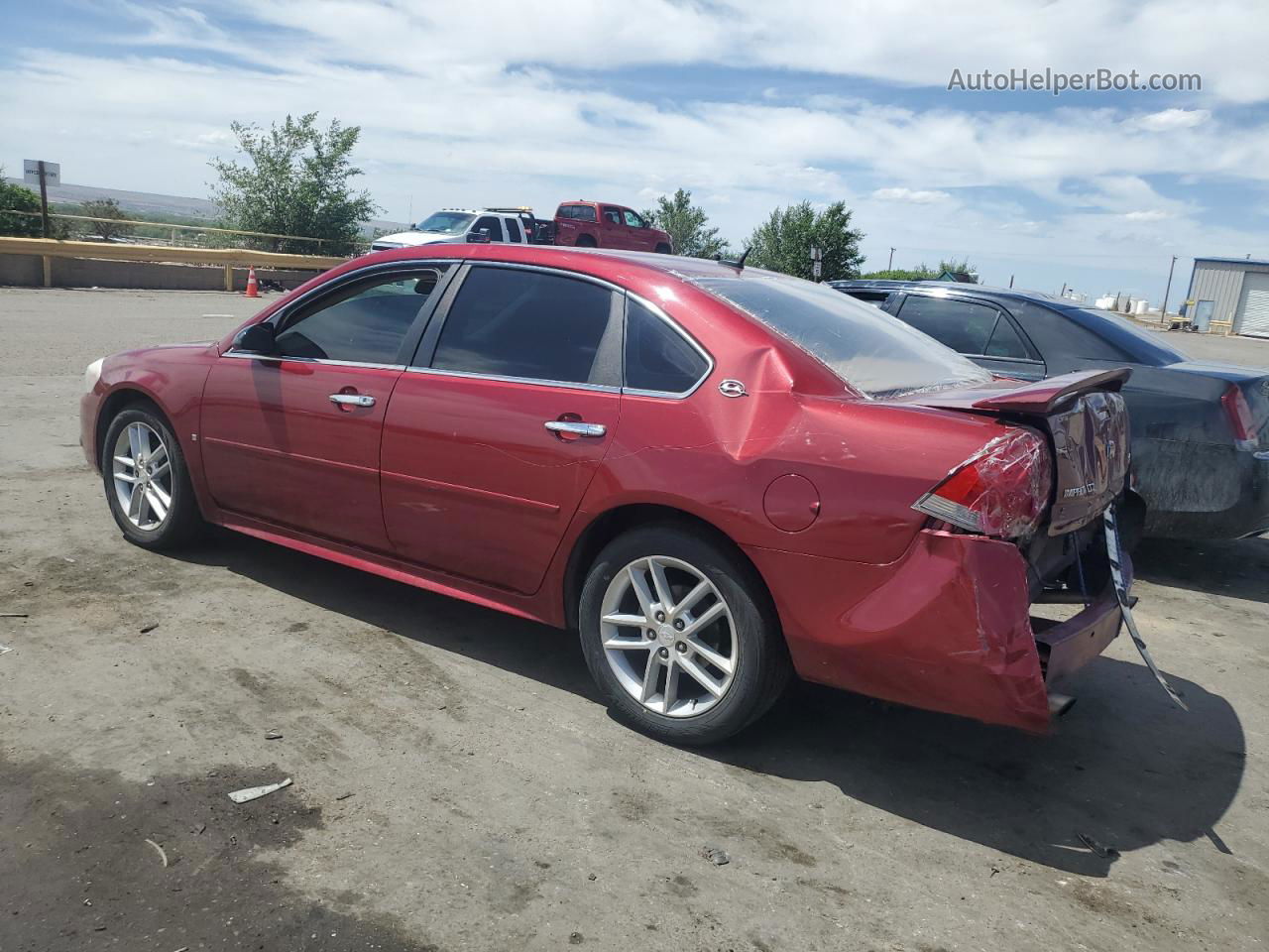 2009 Chevrolet Impala Ltz Maroon vin: 2G1WU57M891159167