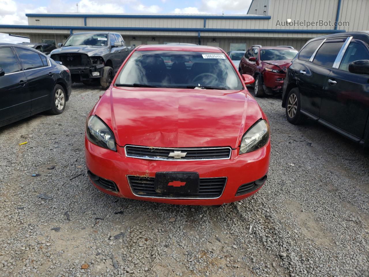 2009 Chevrolet Impala Ltz Red vin: 2G1WU57MX91185429