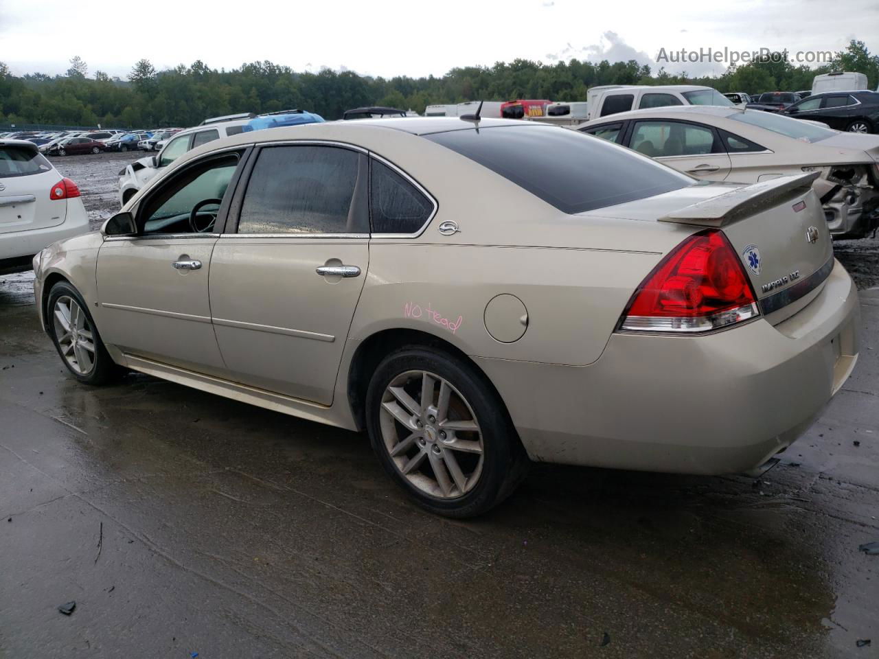 2009 Chevrolet Impala Ltz Gold vin: 2G1WU57MX91204111