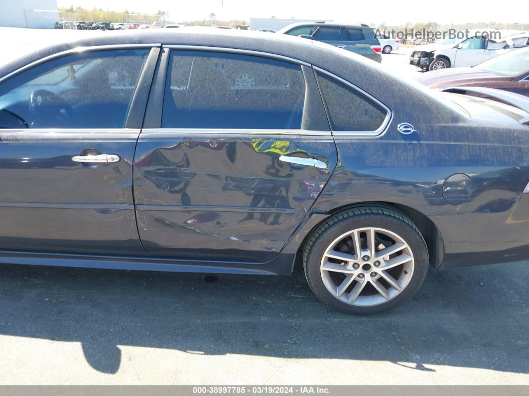 2009 Chevrolet Impala Ltz Dark Blue vin: 2G1WU57MX91256189