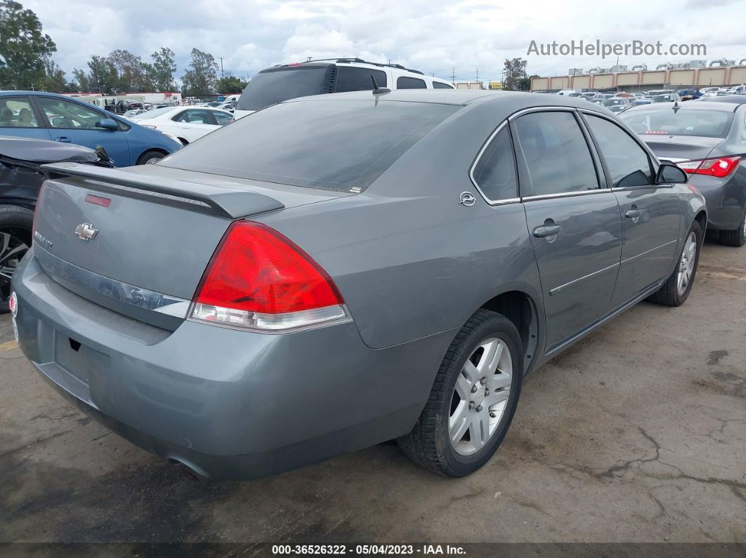 2006 Chevrolet Impala Ltz Gray vin: 2G1WU581169212051