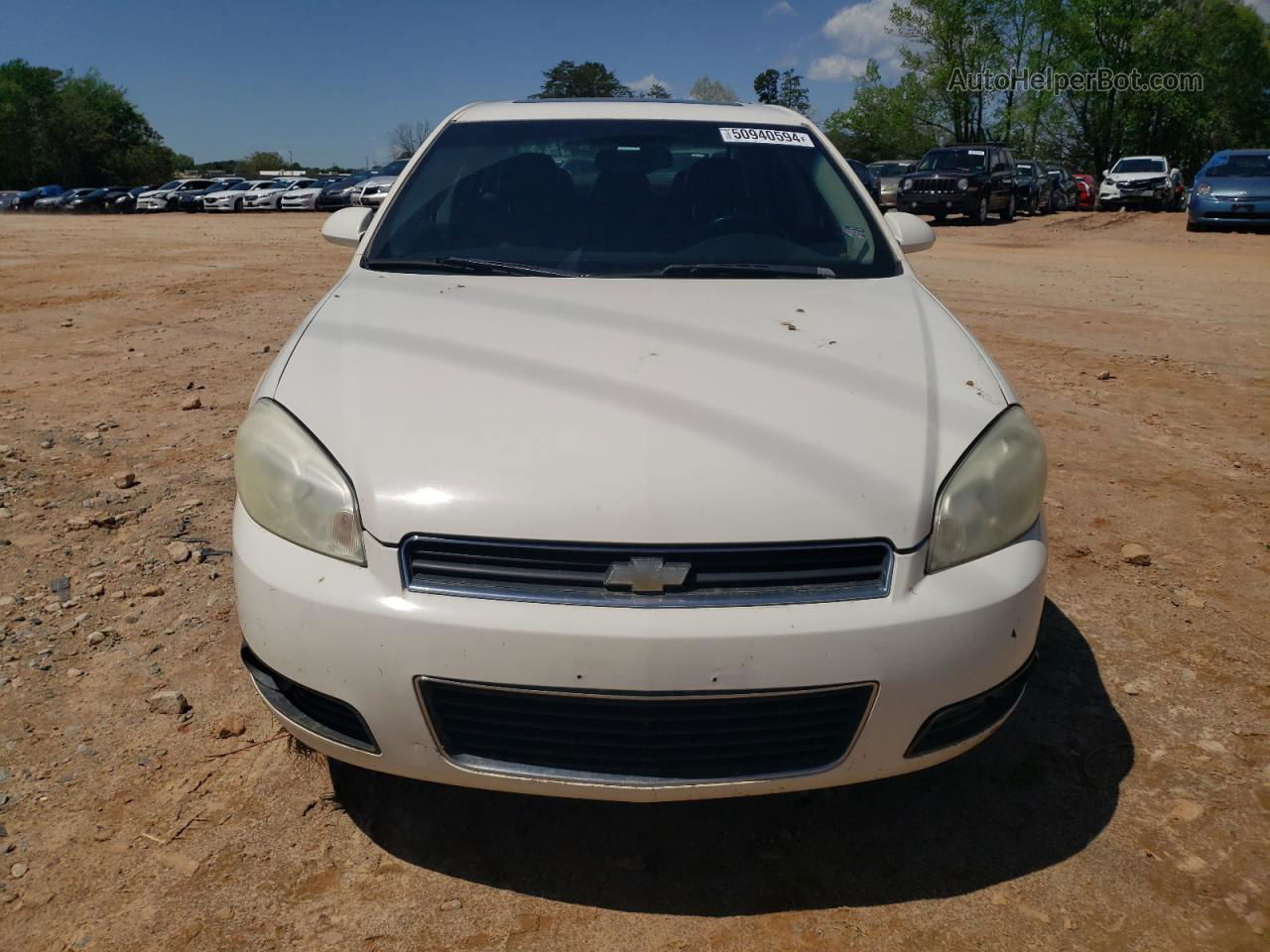 2006 Chevrolet Impala Ltz White vin: 2G1WU581569421051