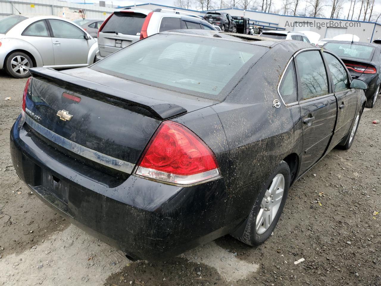 2006 Chevrolet Impala Ltz Black vin: 2G1WU581669239214