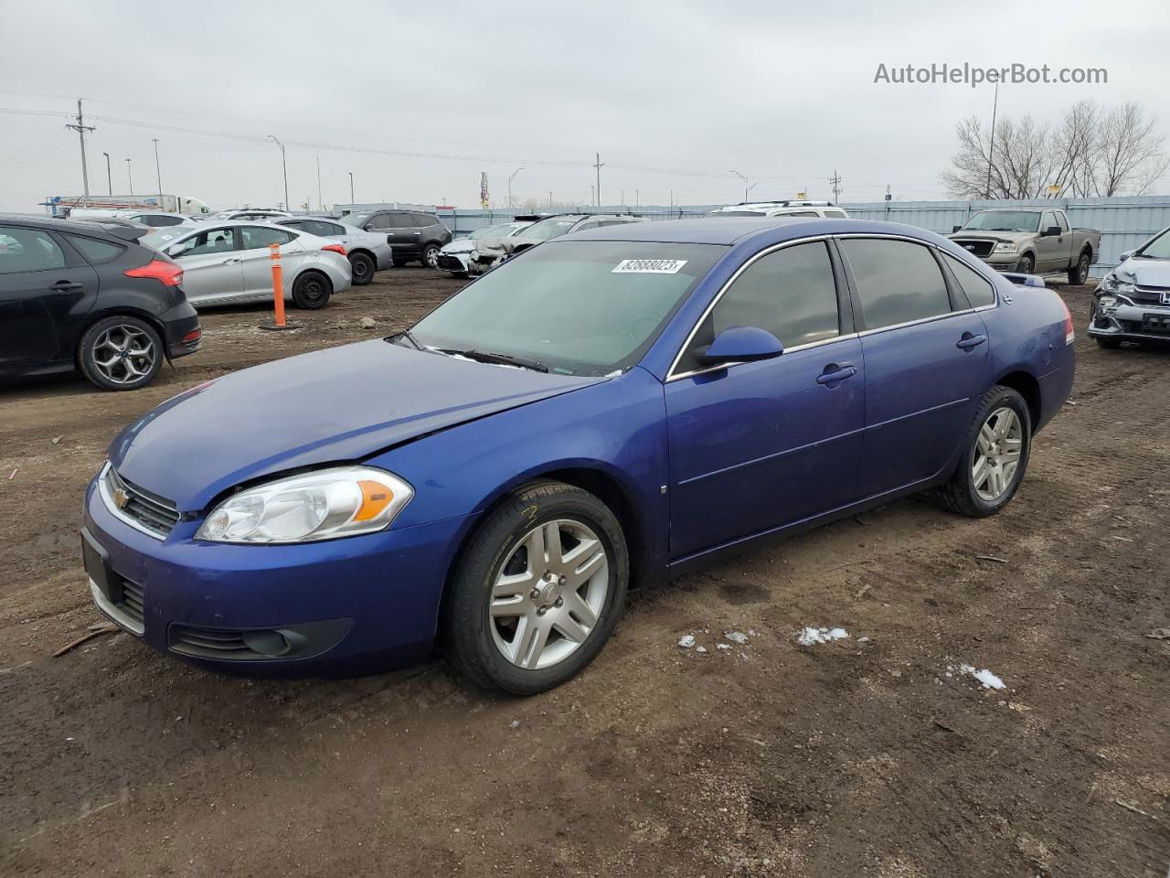 2006 Chevrolet Impala Ltz Blue vin: 2G1WU581769373245