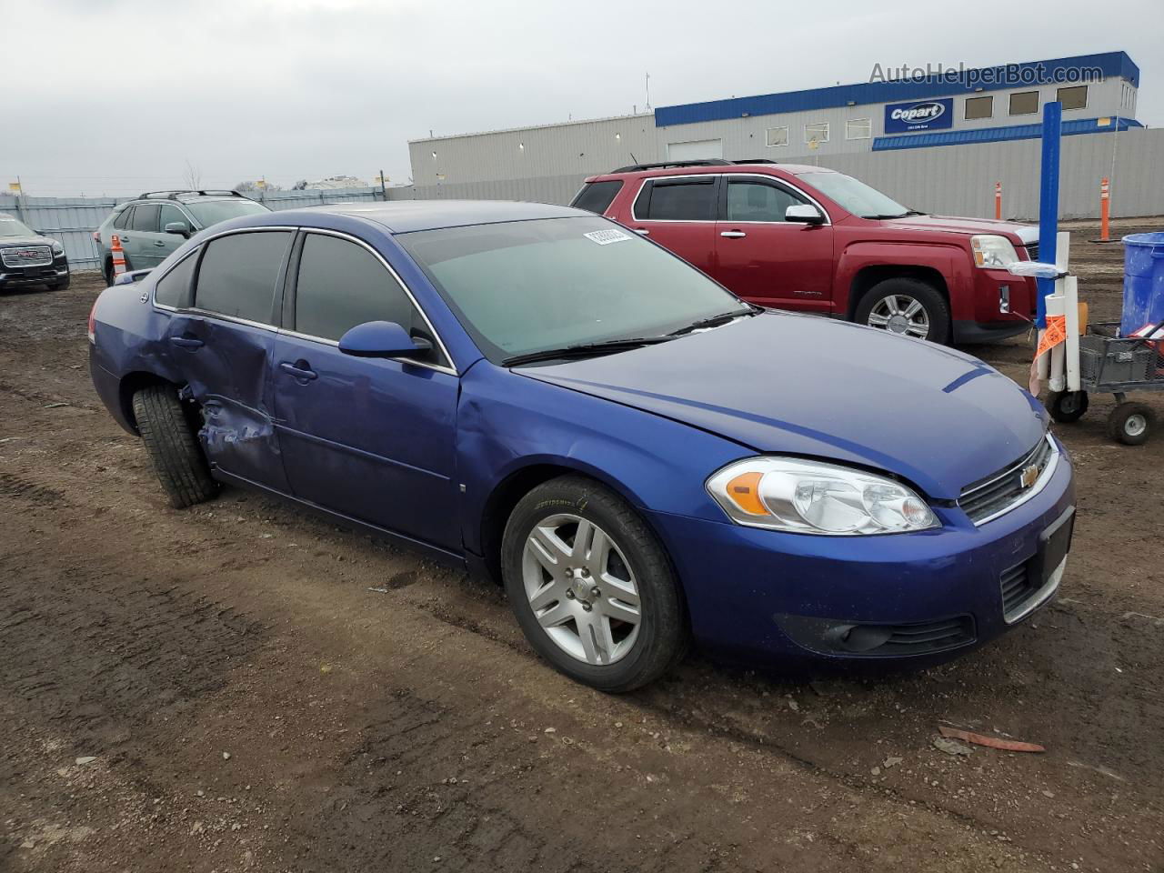 2006 Chevrolet Impala Ltz Blue vin: 2G1WU581769373245