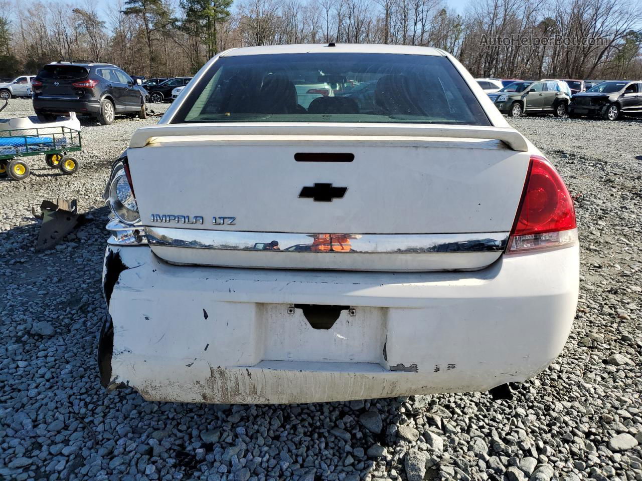 2006 Chevrolet Impala Ltz White vin: 2G1WU581869227307