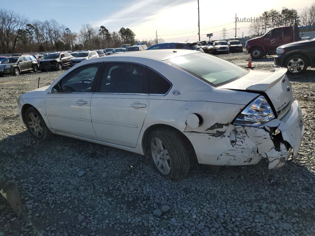 2006 Chevrolet Impala Ltz White vin: 2G1WU581869227307