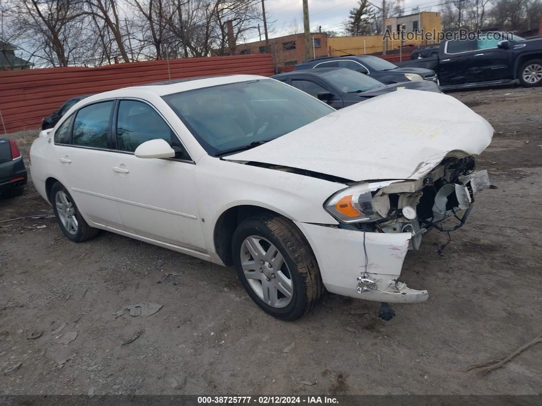 2006 Chevrolet Impala Ltz White vin: 2G1WU581869277706