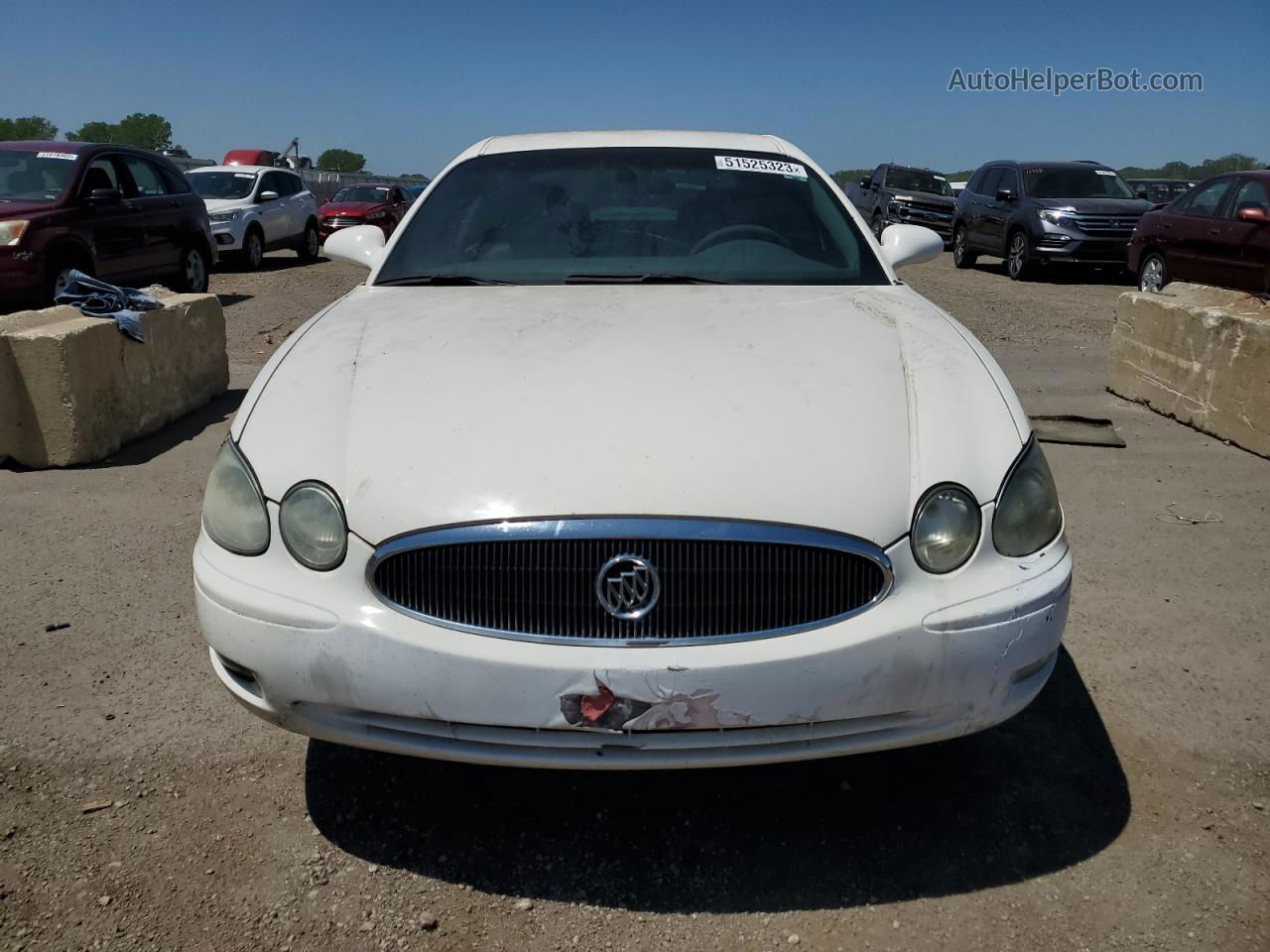 2007 Buick Lacrosse Cx White vin: 2G4WC552261293675