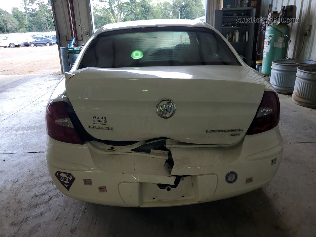 2007 Buick Lacrosse Cx White vin: 2G4WC552671179308