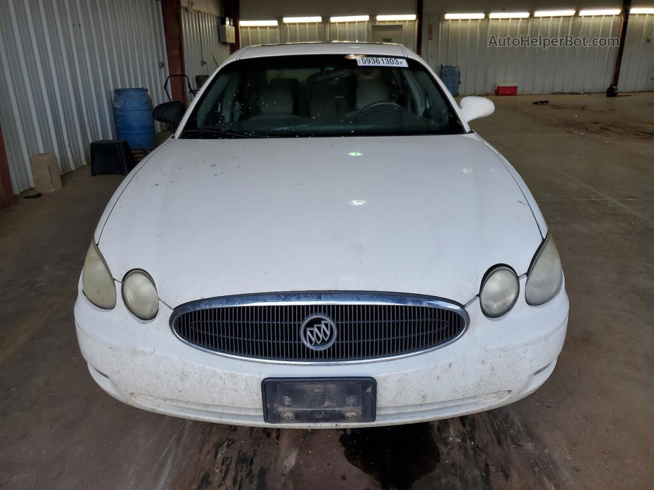 2007 Buick Lacrosse Cx White vin: 2G4WC552671179308