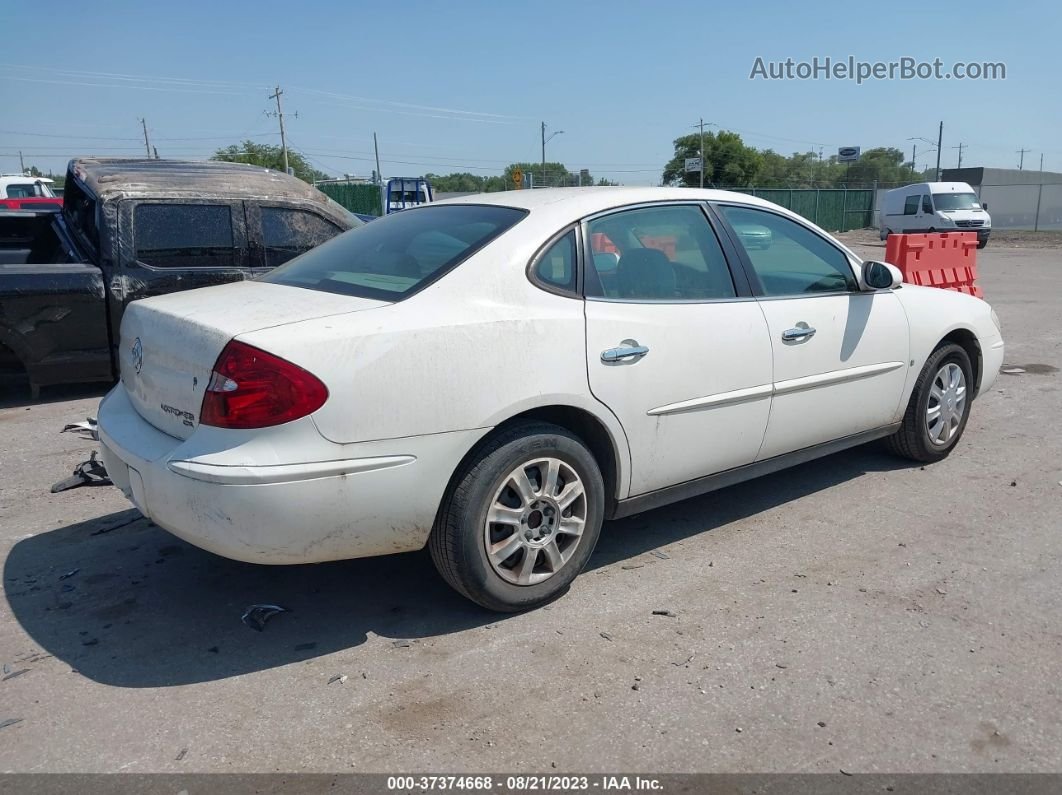 2007 Buick Lacrosse Cx White vin: 2G4WC552871185109