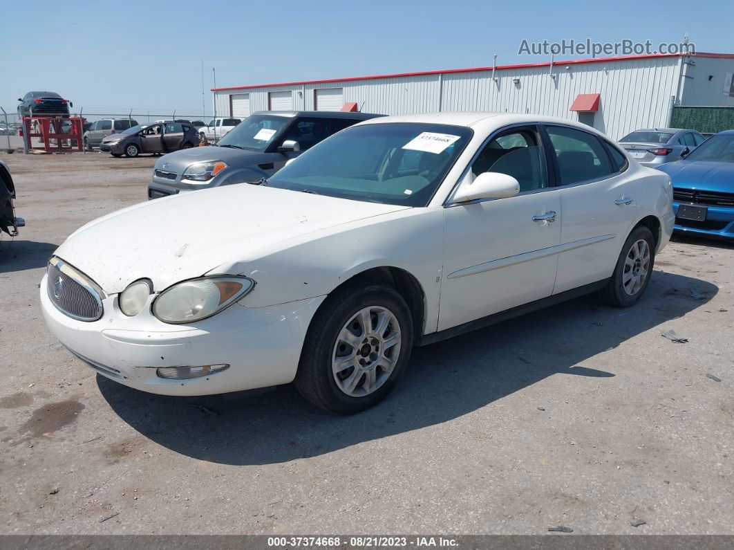 2007 Buick Lacrosse Cx White vin: 2G4WC552871185109