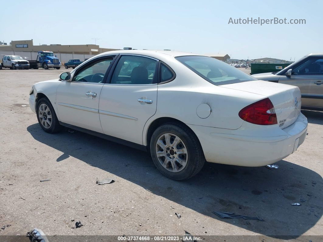 2007 Buick Lacrosse Cx White vin: 2G4WC552871185109