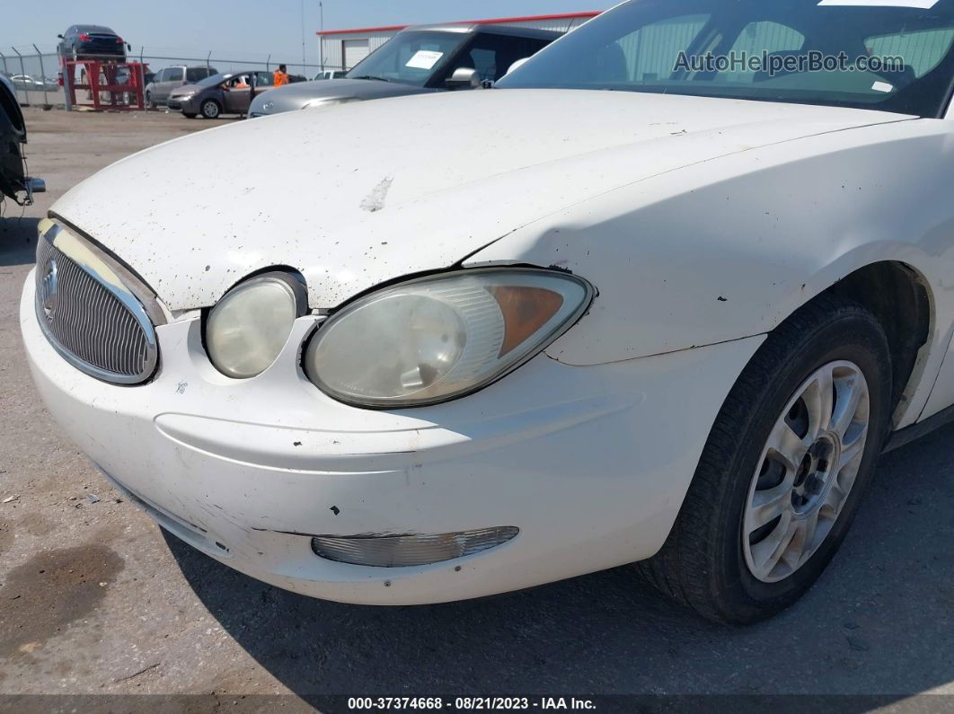 2007 Buick Lacrosse Cx White vin: 2G4WC552871185109