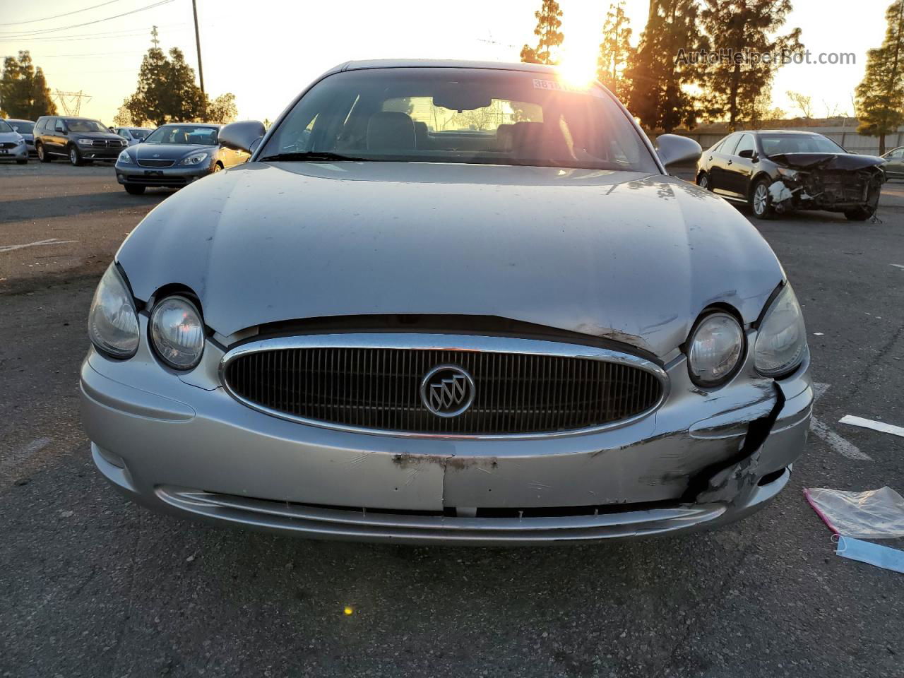 2007 Buick Lacrosse Cx Silver vin: 2G4WC582071137454