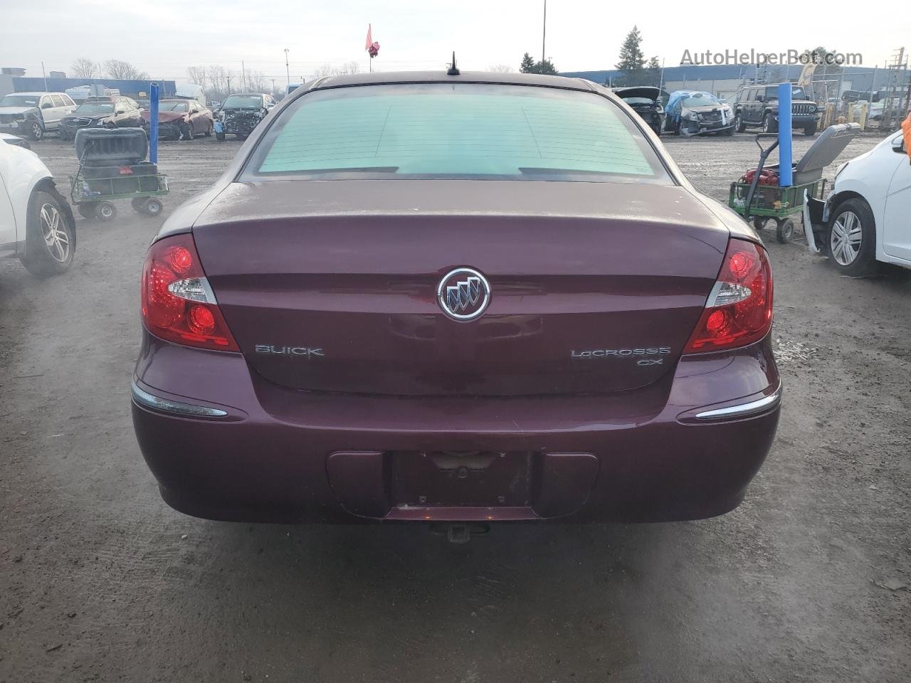 2007 Buick Lacrosse Cx Red vin: 2G4WC582071176982