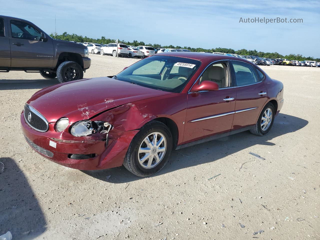 2007 Buick Lacrosse Cx Red vin: 2G4WC582071225064