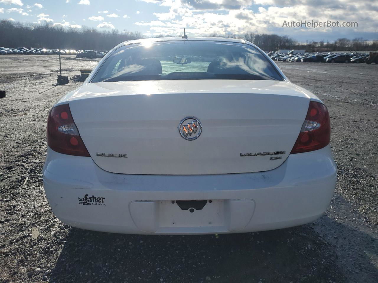 2007 Buick Lacrosse Cx White vin: 2G4WC582071235626