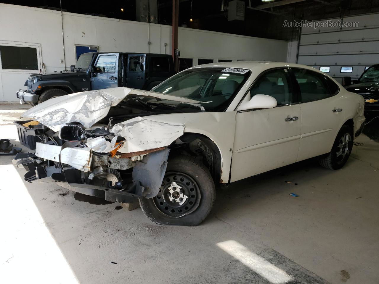 2007 Buick Lacrosse Cx White vin: 2G4WC582171174805