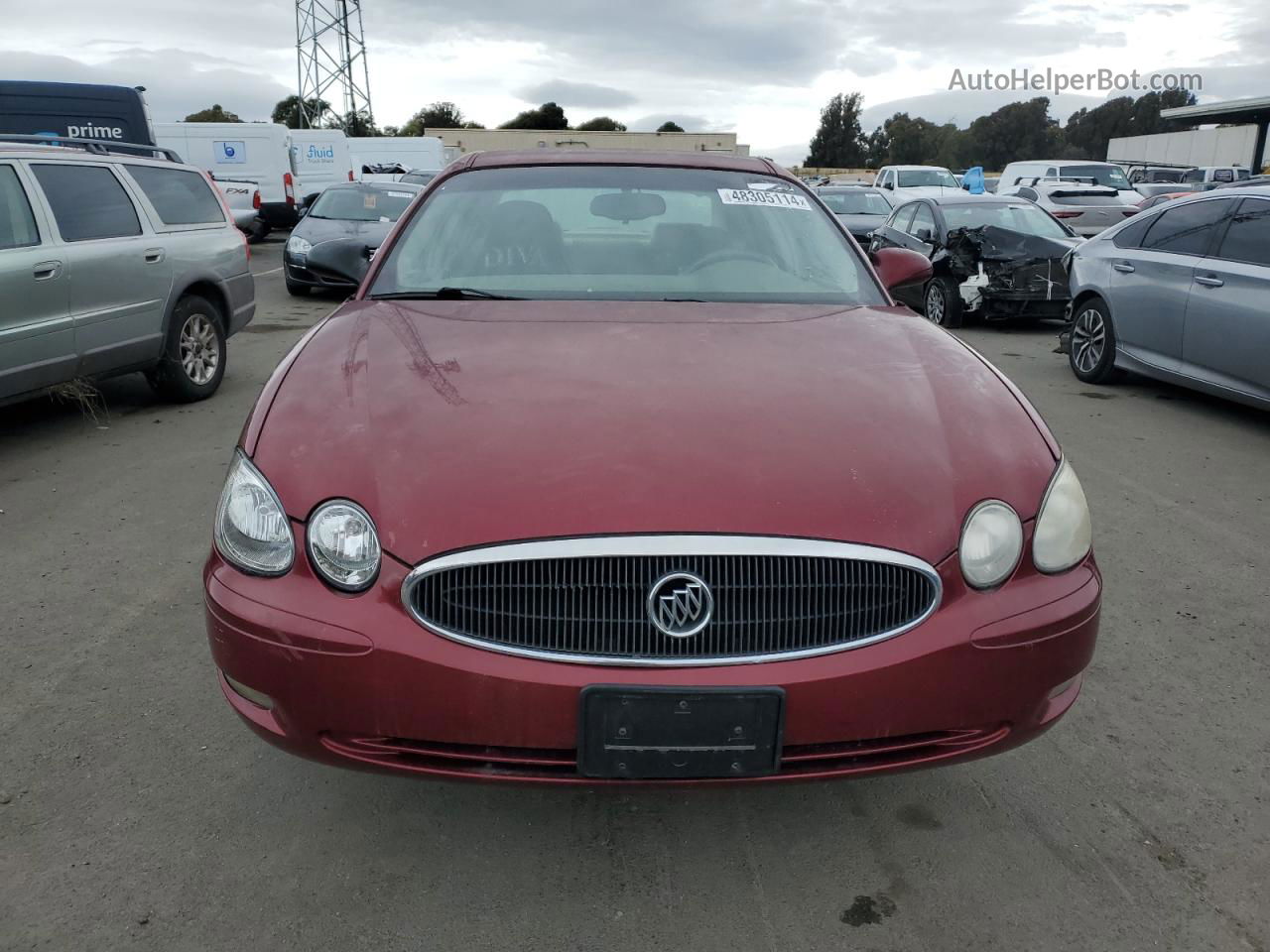 2007 Buick Lacrosse Cx Red vin: 2G4WC582171237403