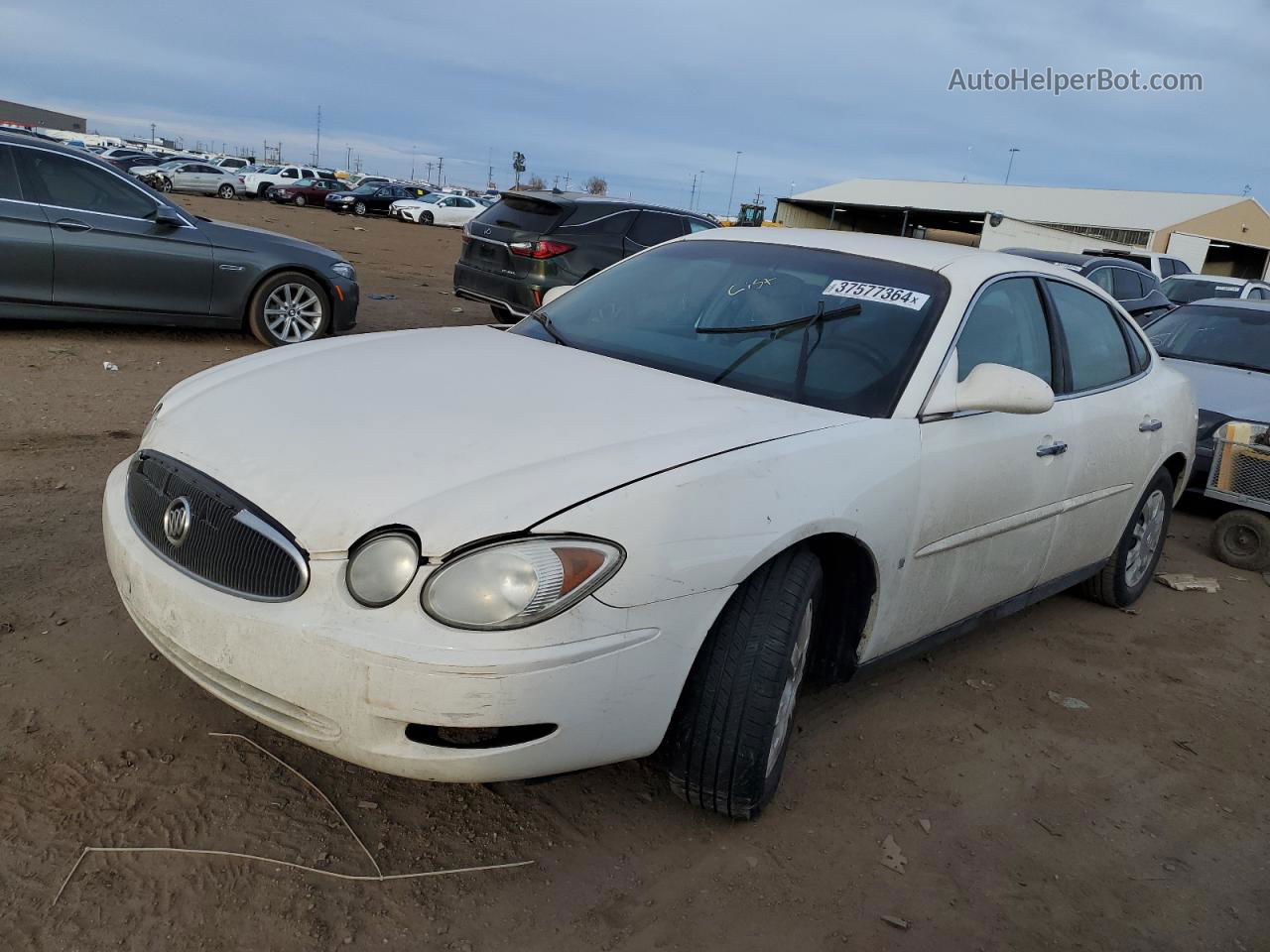 2007 Buick Lacrosse Cx White vin: 2G4WC582271197140