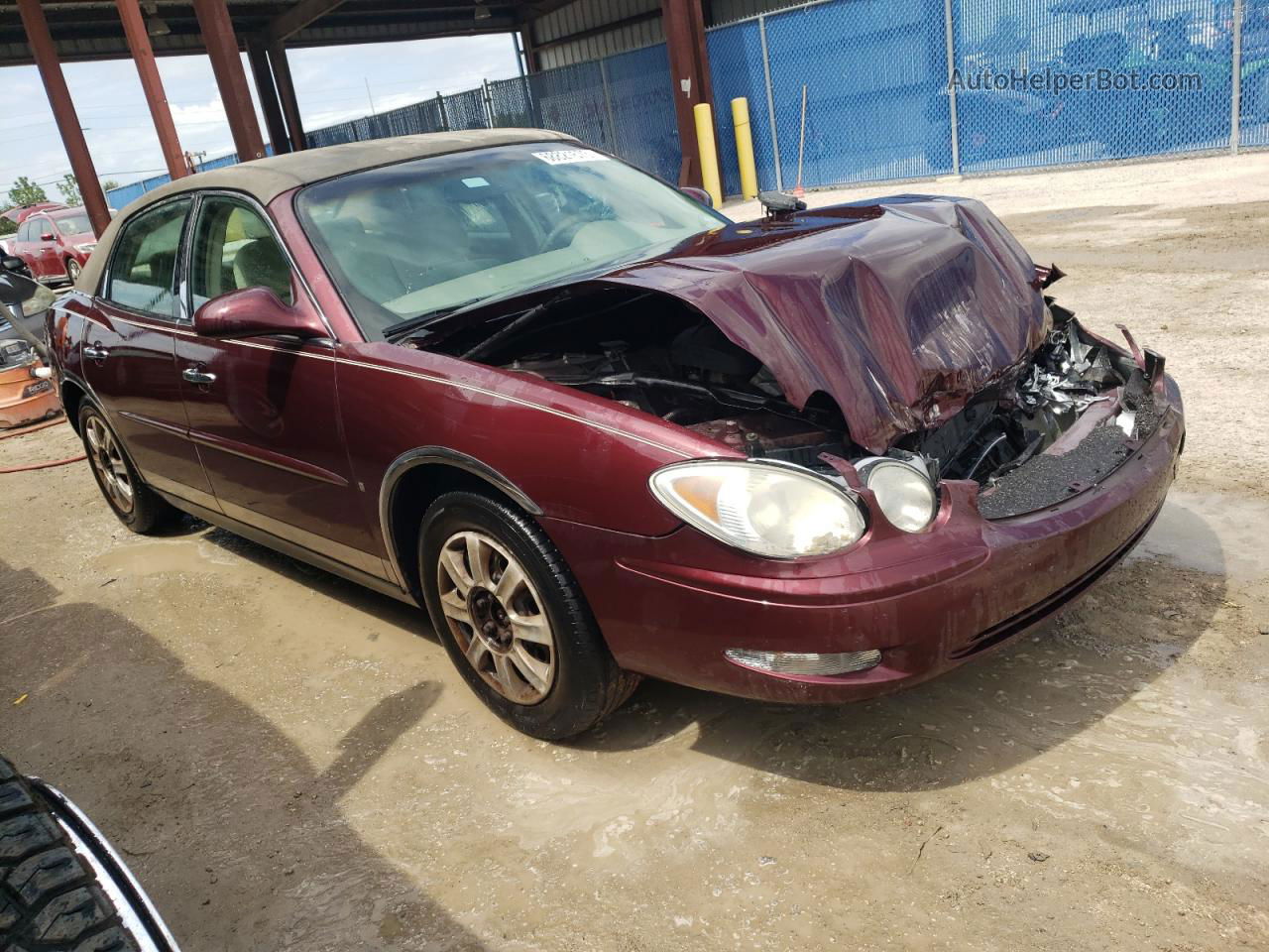 2007 Buick Lacrosse Cx Burgundy vin: 2G4WC582271198434