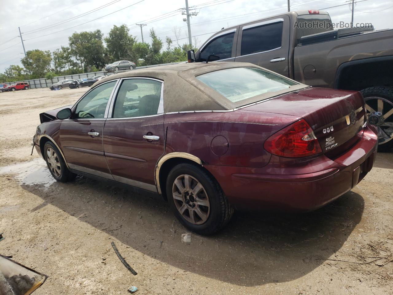 2007 Buick Lacrosse Cx Burgundy vin: 2G4WC582271198434