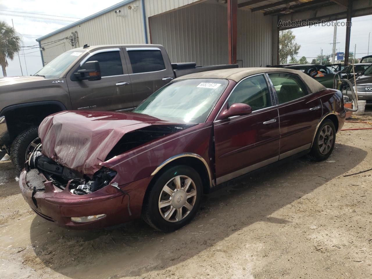 2007 Buick Lacrosse Cx Burgundy vin: 2G4WC582271198434