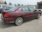 2007 Buick Lacrosse Cx Burgundy vin: 2G4WC582271232467