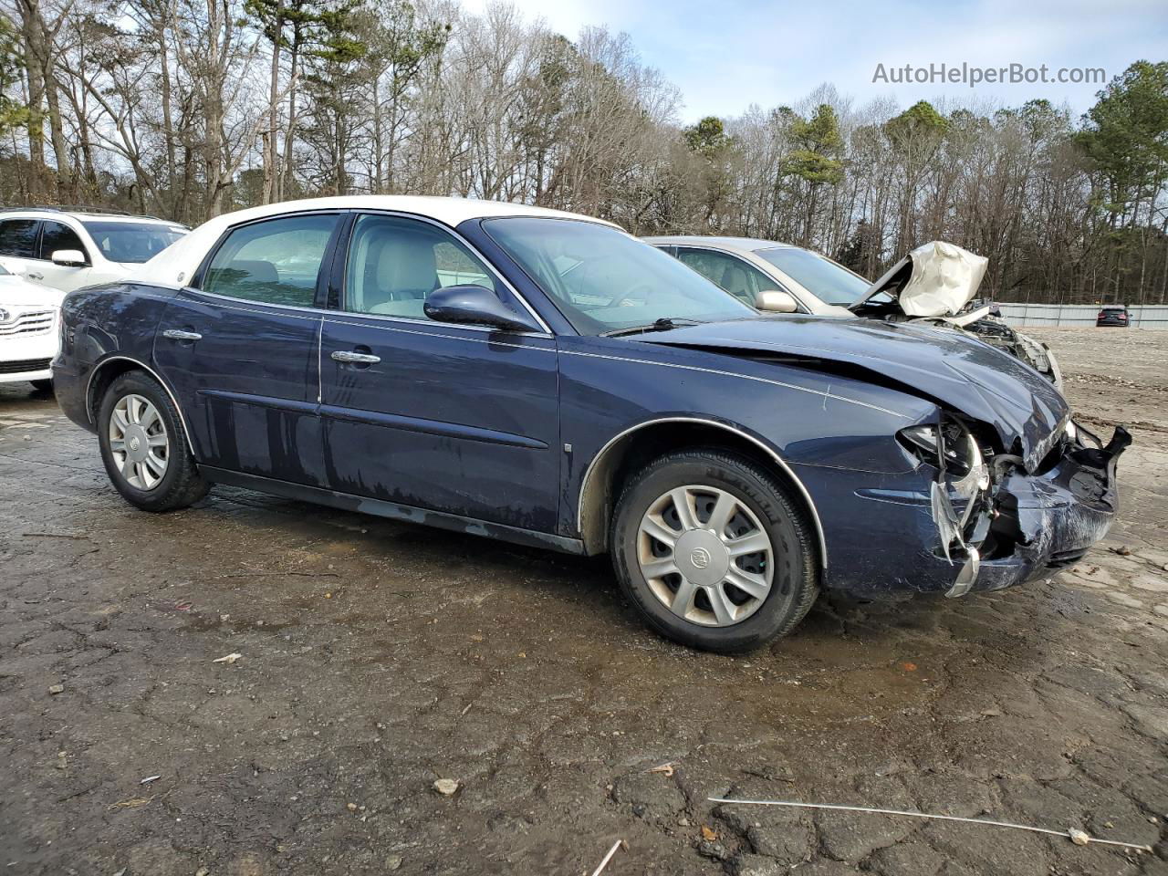 2007 Buick Lacrosse Cx Синий vin: 2G4WC582371241680