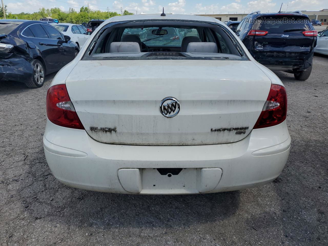 2007 Buick Lacrosse Cx White vin: 2G4WC582371242912