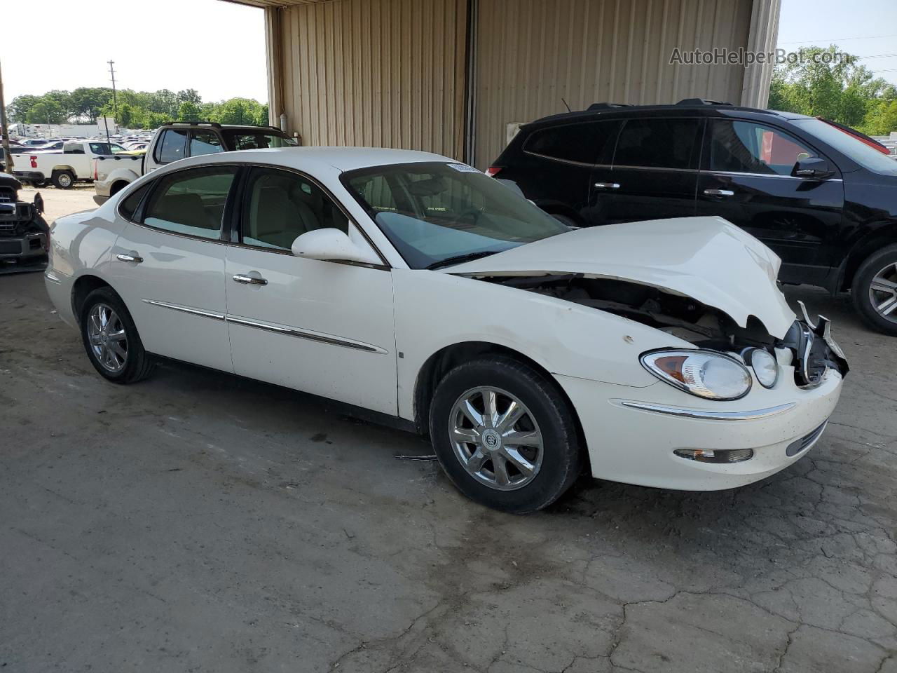 2007 Buick Lacrosse Cx White vin: 2G4WC582371246961