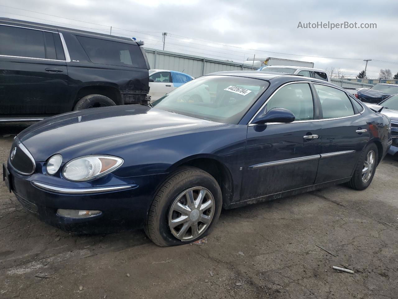 2007 Buick Lacrosse Cx Синий vin: 2G4WC582471136338