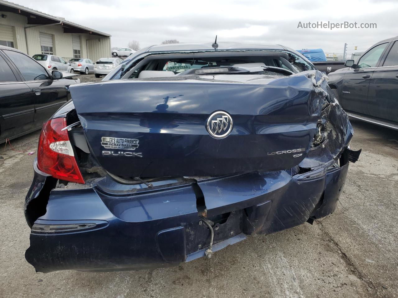 2007 Buick Lacrosse Cx Blue vin: 2G4WC582471136338