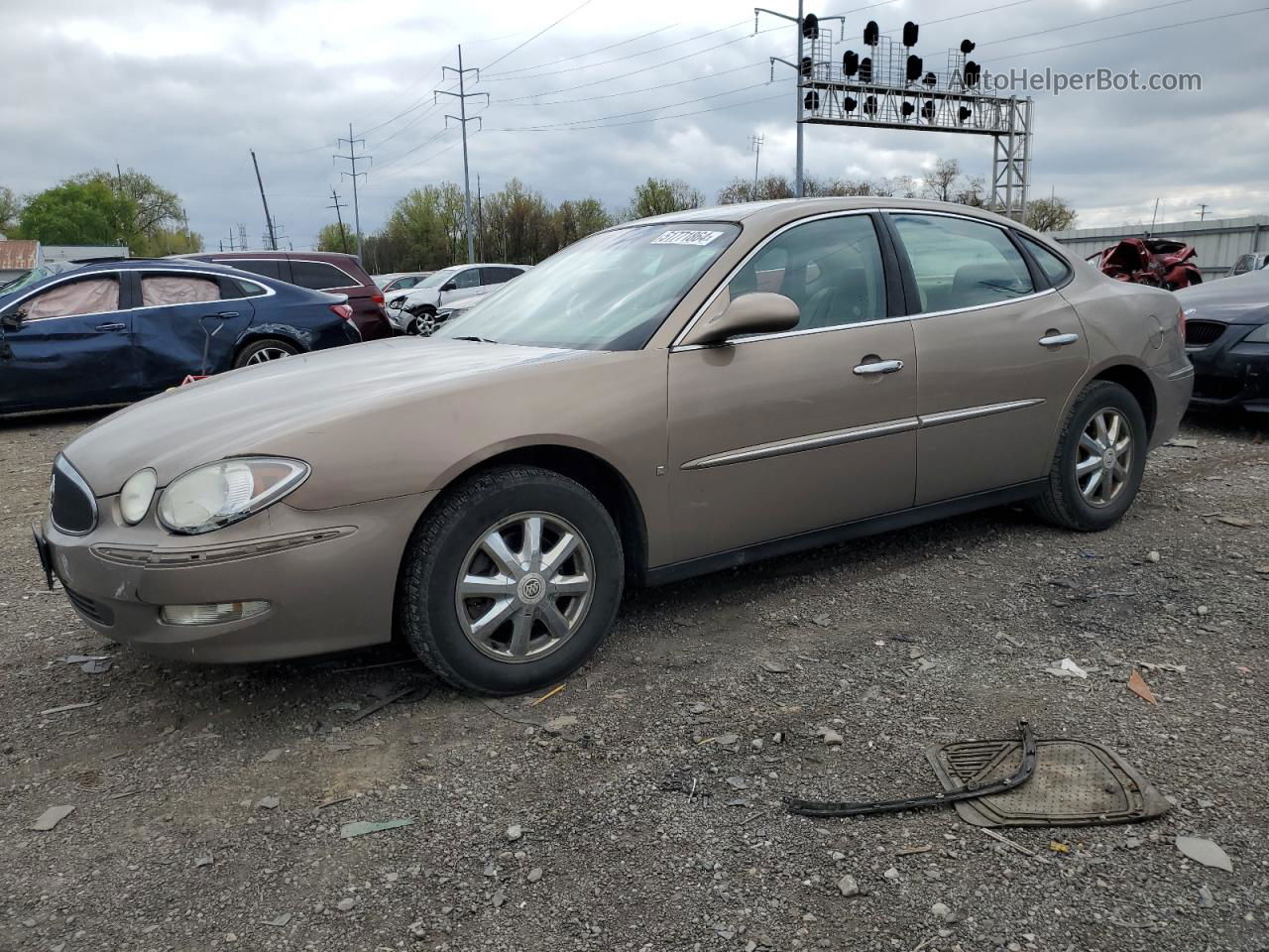 2007 Buick Lacrosse Cx Желто-коричневый vin: 2G4WC582471230476