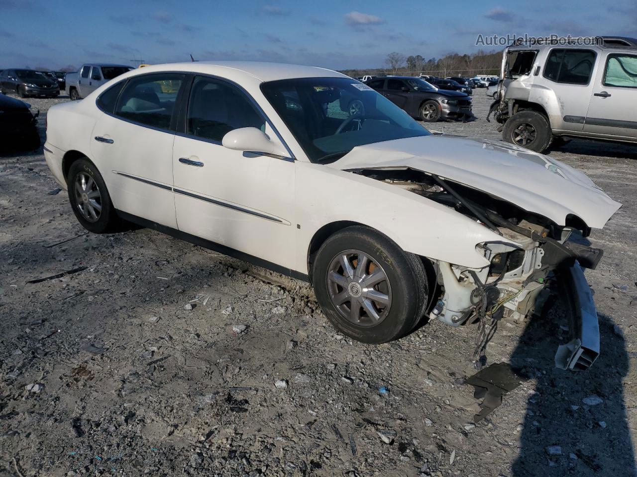 2007 Buick Lacrosse Cx White vin: 2G4WC582571180199