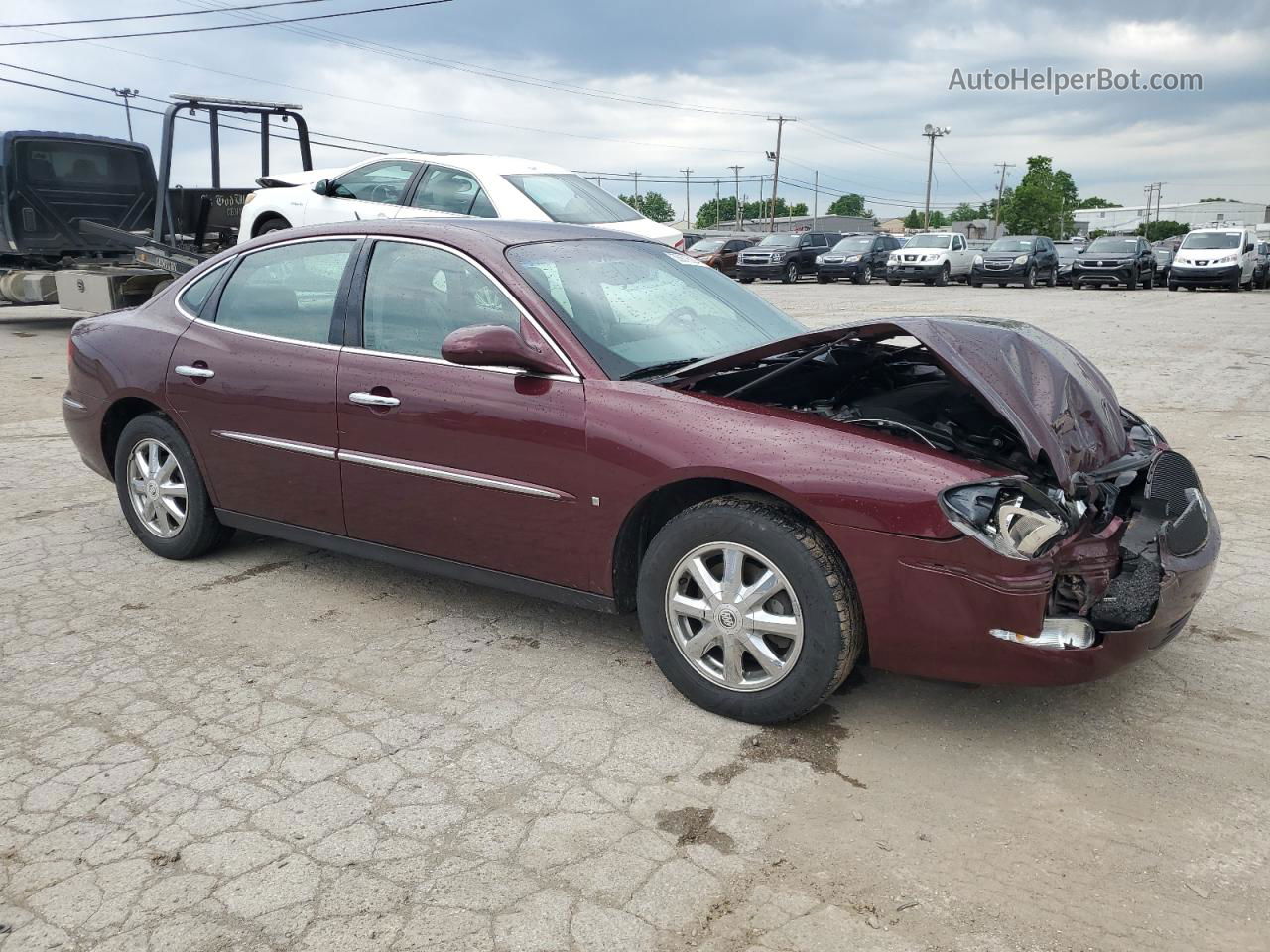 2007 Buick Lacrosse Cx Бордовый vin: 2G4WC582571228476