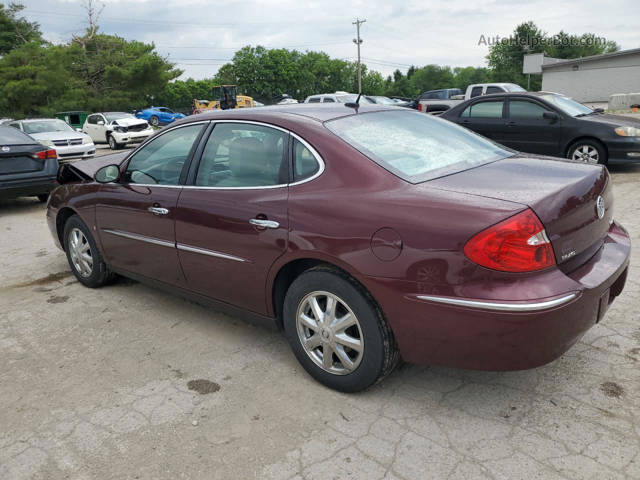 2007 Buick Lacrosse Cx Burgundy vin: 2G4WC582571228476