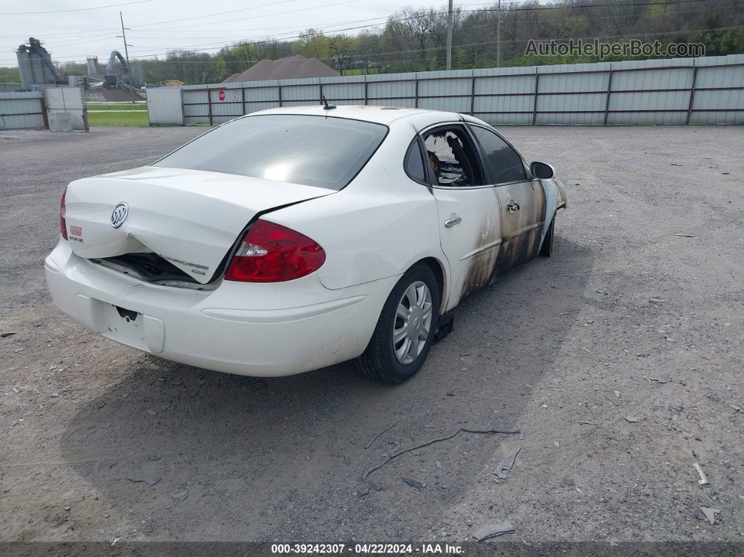 2007 Buick Lacrosse Cx White vin: 2G4WC582671123526