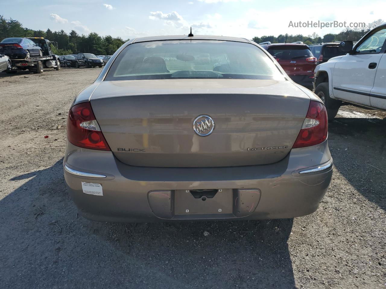 2007 Buick Lacrosse Cx Beige vin: 2G4WC582671147728