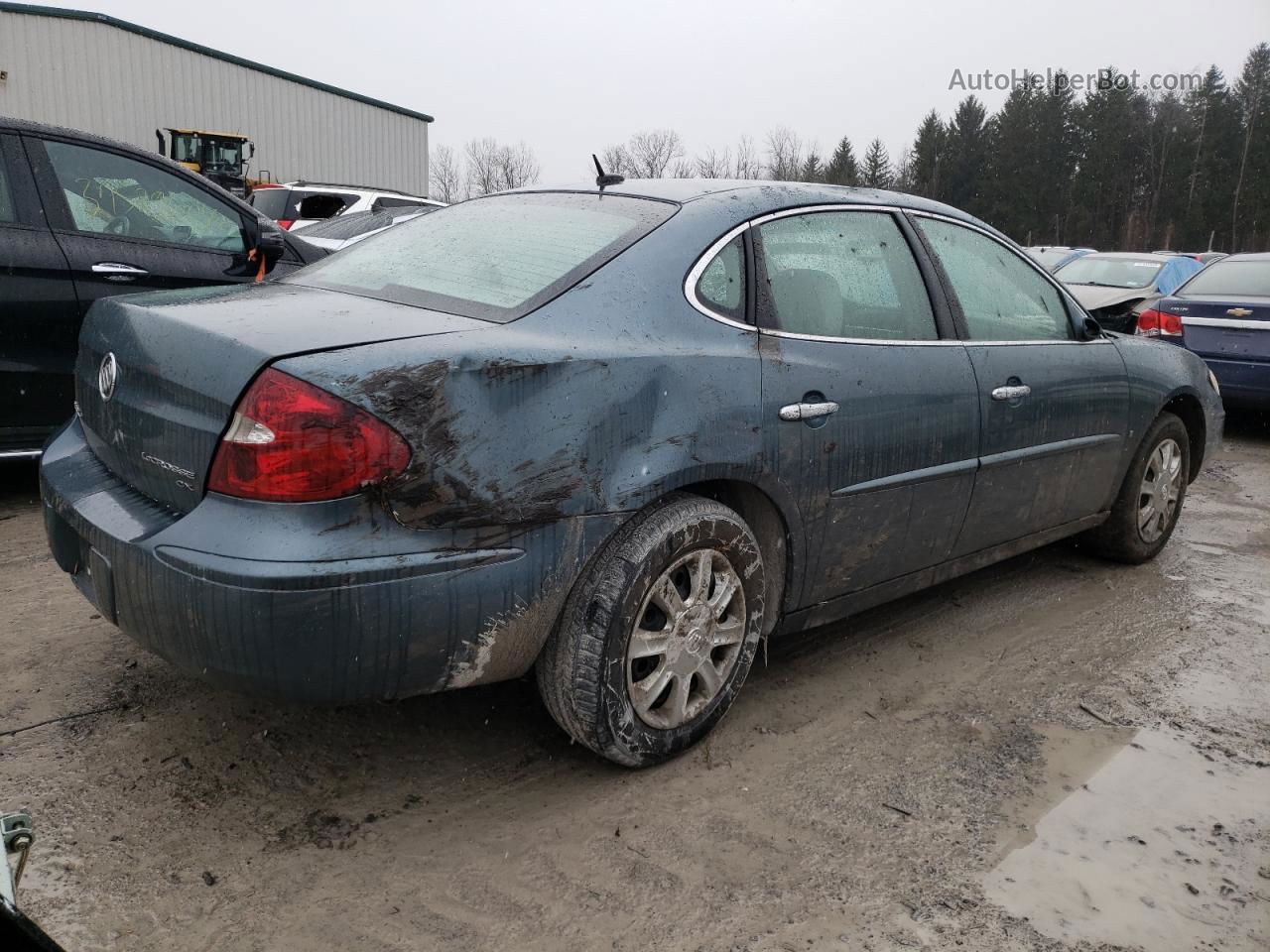 2007 Buick Lacrosse Cx Синий vin: 2G4WC582671181846